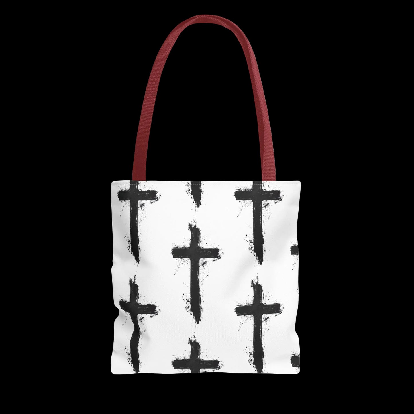 All Over Cross Print - Tote Bag