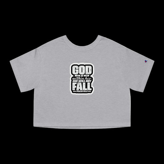 God Wont Let Her Fall - Cropped Tee