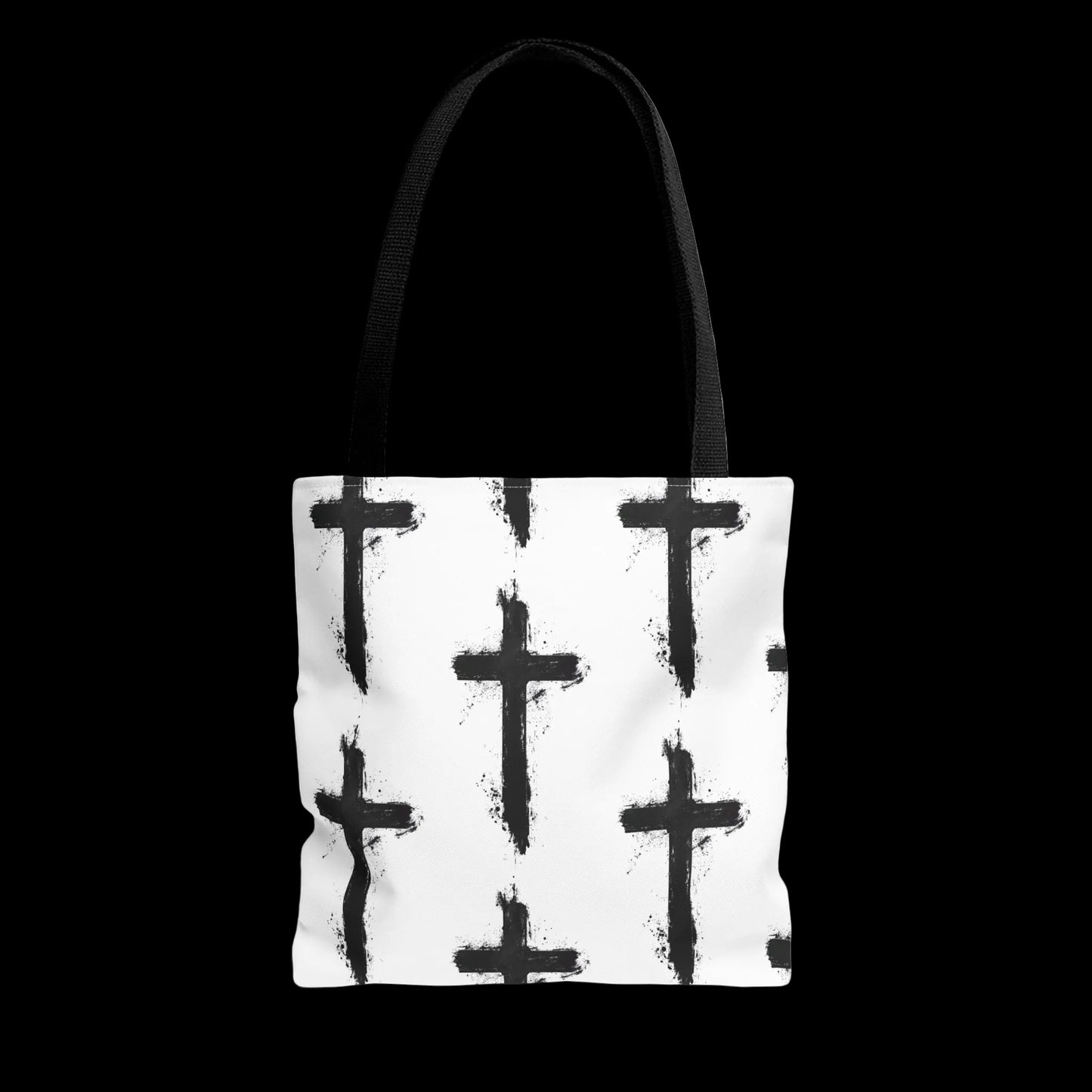 All Over Cross Print - Tote Bag