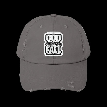 GOD WONT LET HER FALL - Distressed Hat