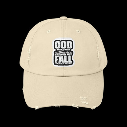 GOD WONT LET HER FALL - Distressed Hat