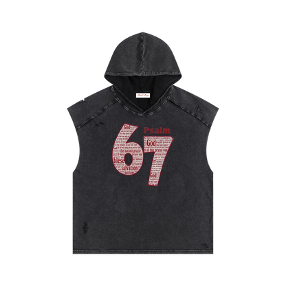 Psalm 67 - Oversized Snow wash -TANK