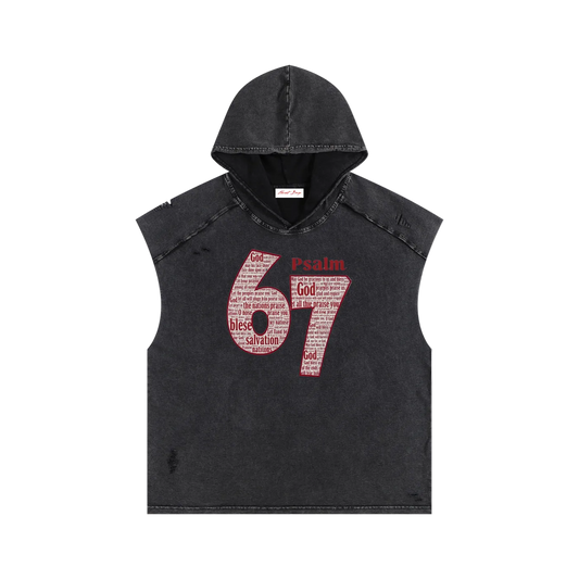 Psalm 67 - Oversized Snow wash -TANK