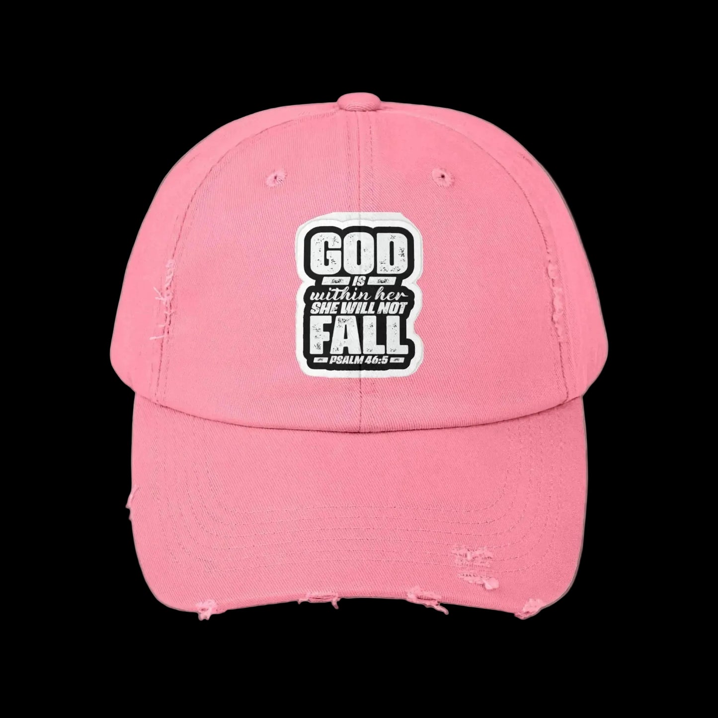 GOD WONT LET HER FALL - Distressed Hat