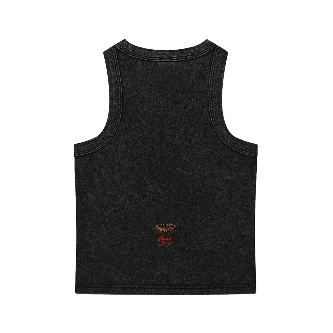 Black Snow wash Cross - Tank