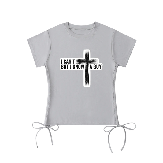 "I KNOW A GUY" Drawstring - Top